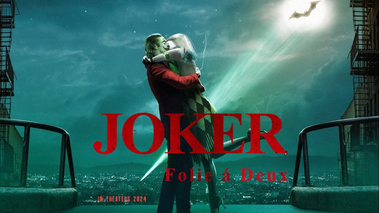 Joaquin Phoenix e Lady Gaga estrelam o primeiro pôster de Joker: Folie á Deux (Coringa 2) e primeiro trailer para 9 de abril de 2024.