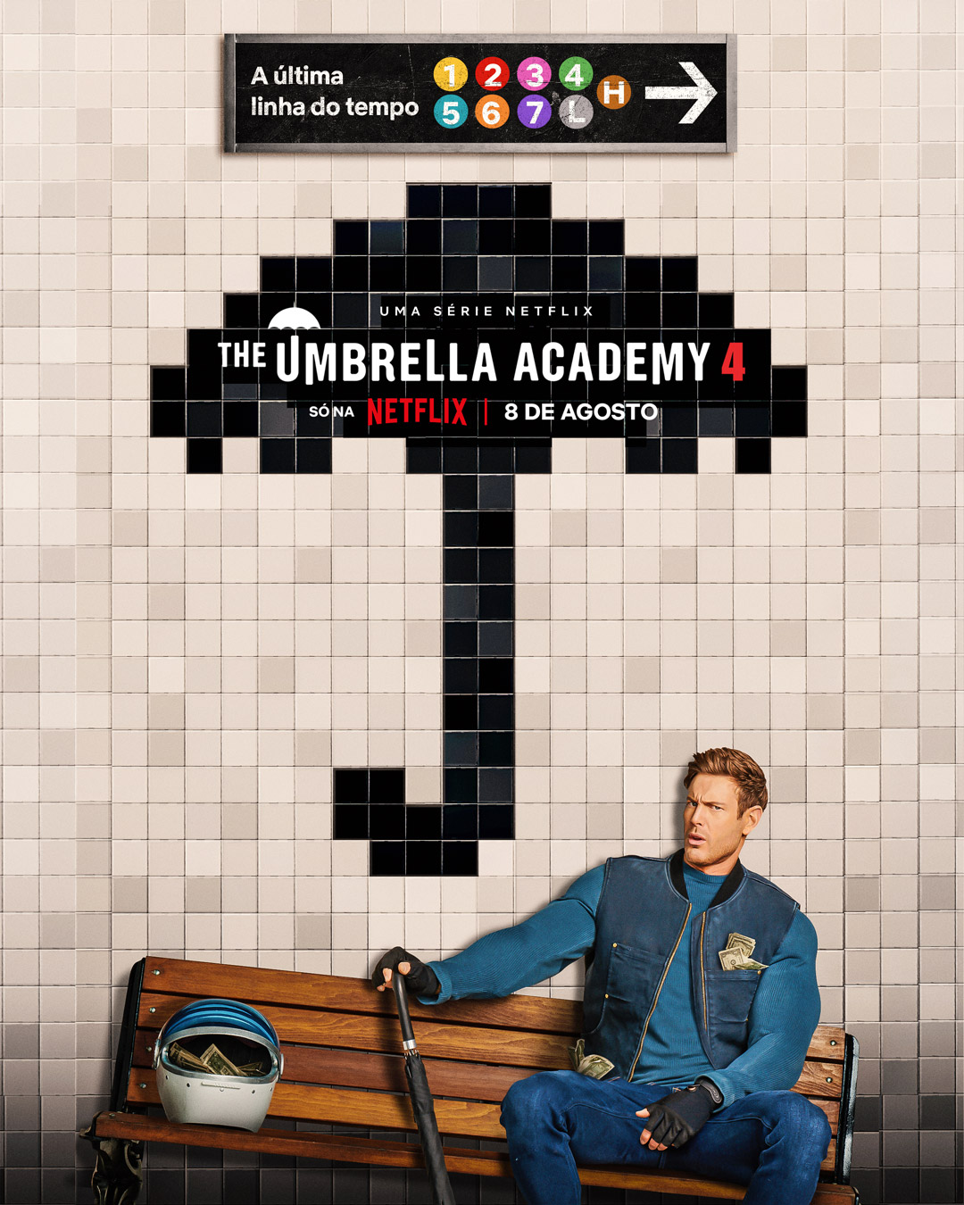 Novos pôsteres de personagens para a 4ª temporada de The Umbrella Academy, que estreia dia 8 de agosto, foram revelados.