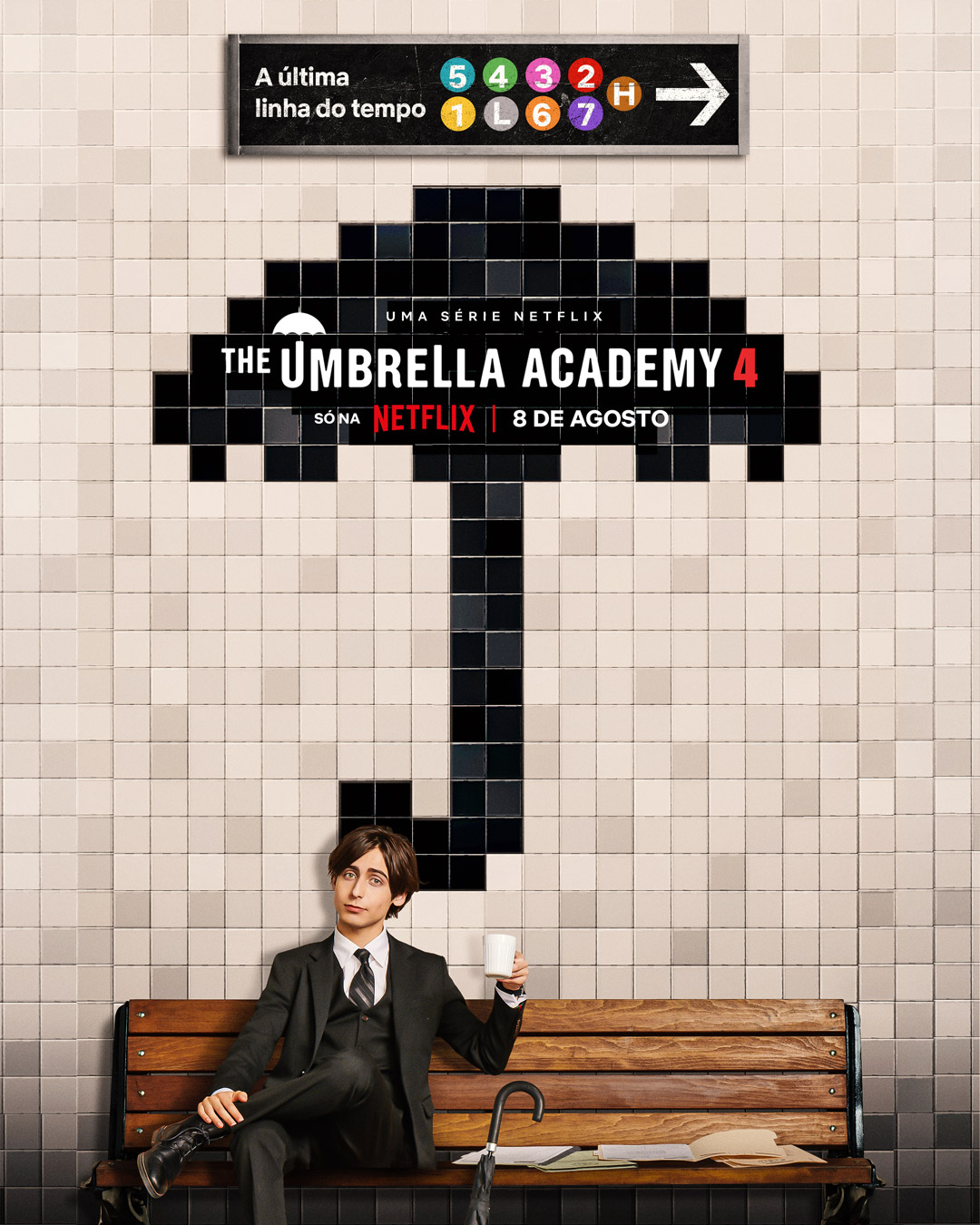 Novos pôsteres de personagens para a 4ª temporada de The Umbrella Academy, que estreia dia 8 de agosto, foram revelados.