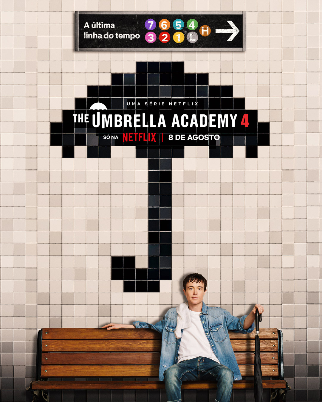 Novos pôsteres de personagens para a 4ª temporada de The Umbrella Academy, que estreia dia 8 de agosto, foram revelados.