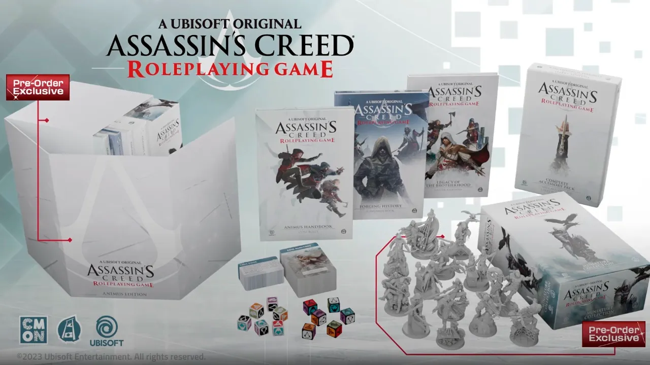 A CapyCat Games anunciou o lançamento no Brasil do inédito RPG oficial de Assassin’s Creed. 