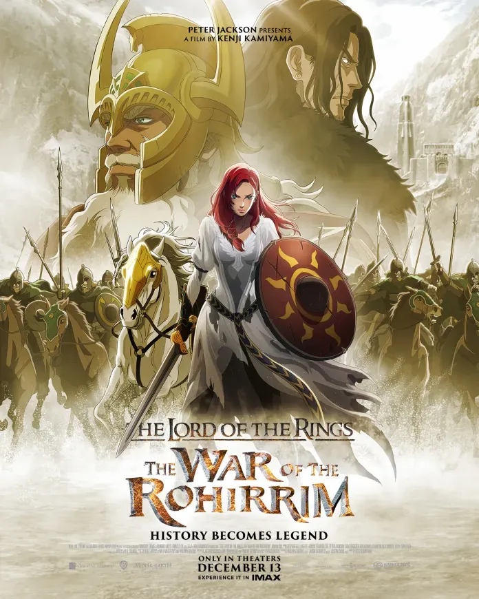 A Warner Bros. Animation divulgou um pôster com data de estreia do aguardado filme animado The Lord of the Rings: The War of the Rohirrim.