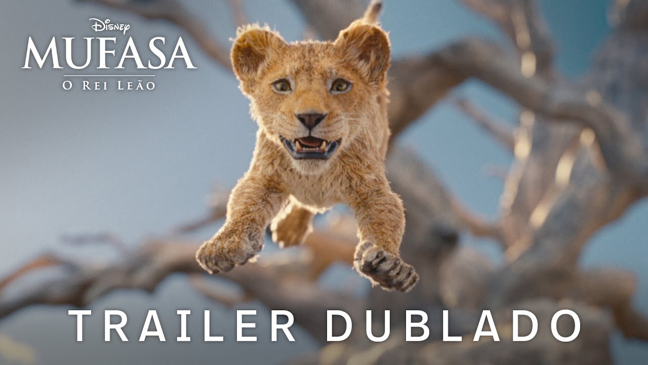 A Walt Disney revelou o 1º trailer de sua mais recente produção, Mufasa: O Rei Leão, que vai contar a história do lendário pai de Simba.